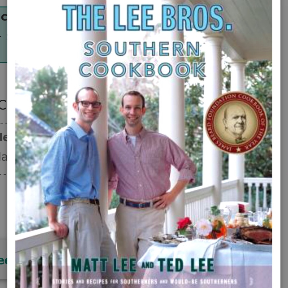 Collectors Rare Vintage Hardcover “The Lee Bros. Southern Ccokbook” - NEW